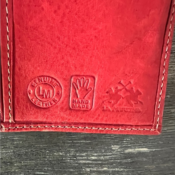 LA MARTINA Gorgeous nicely worn vintage designer Wallet, soft leather - Picture 5 of 6